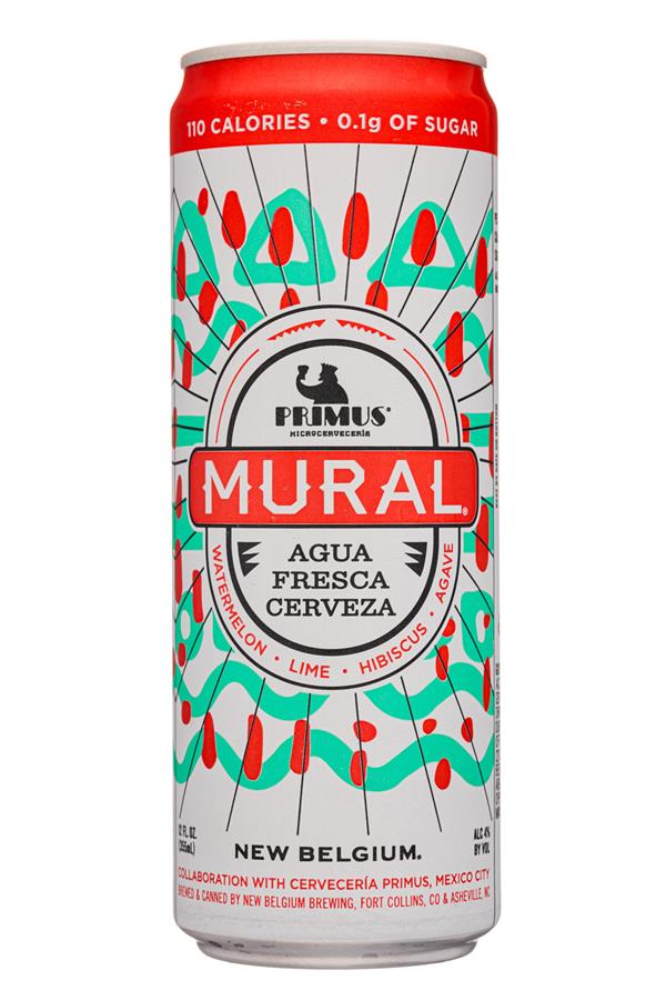 Mural Agua Fresca: Watermelon, Lime, Hibiscus, Agave.