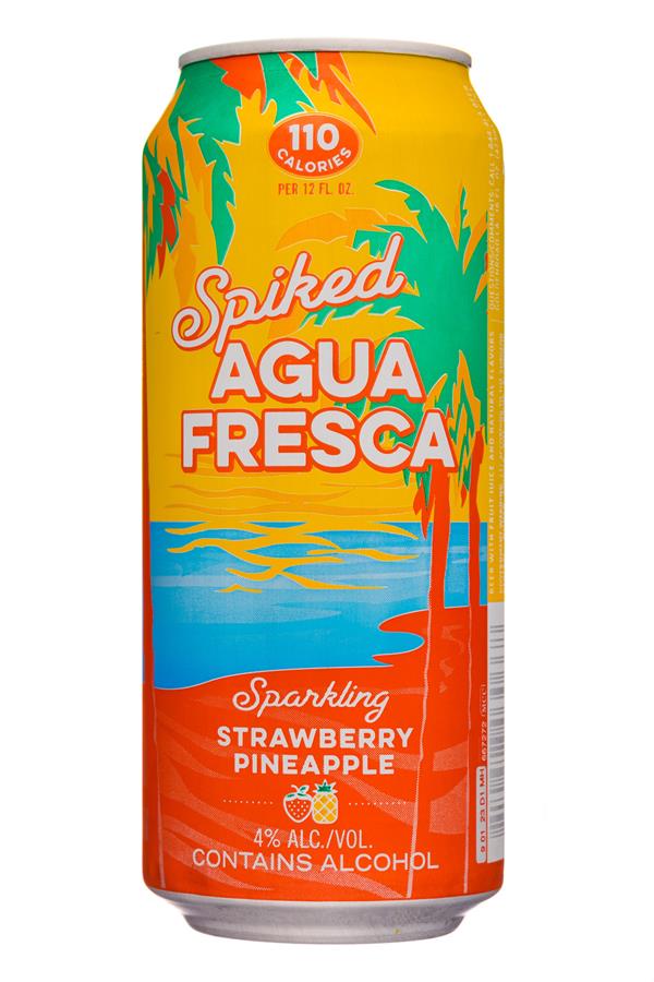 Spiked Agua Fresca: Strawberry Pineapple